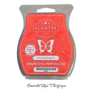 Scentsy oh snap(dragon) wax melt bar, new free shipping